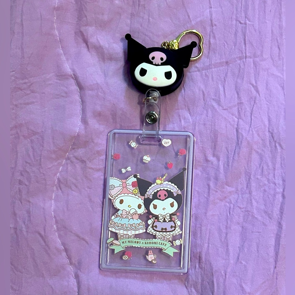 Kuromi ID Badge Holder